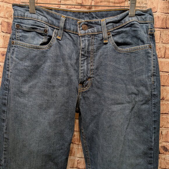 Levi's 514 Classic Blue Denim Jeans Size W32 L32 - Picture 3 of 15
